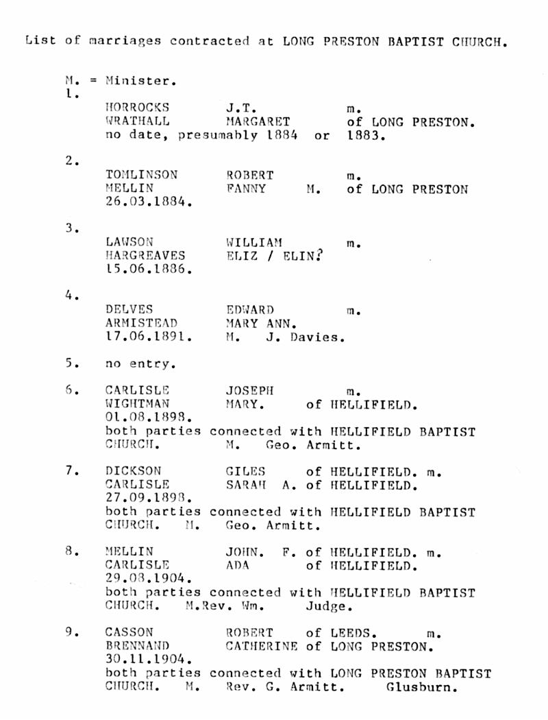 FD-BCIM 04 - P4.jpg - Long Preston Baptist Church -  Index of Marriages  March 1884 to March 1957 - In Date Order  - 1883 to 1904
